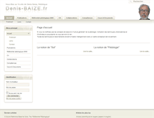 Tablet Screenshot of denis-baize.fr